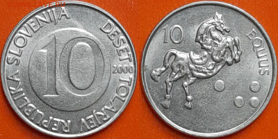 Словения, 10 толаров, 2000 (мм-183) – до 22:00, 21.12.24 - мм183