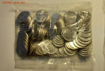 1рубль 2023г запайка 100шт,1рубль 2024 запайка 100 шт. - 20241212_130227
