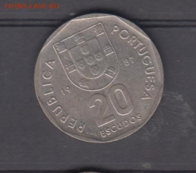 Португалия 1987 20 эскудо до 20 12 - 29