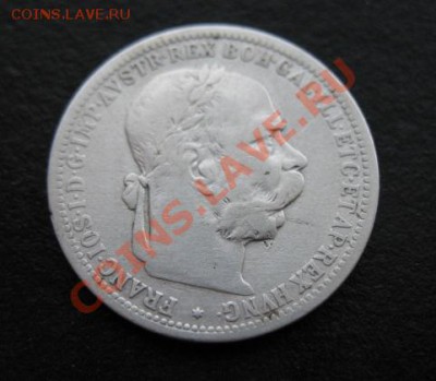 1894 Австрия, 1 кр, серебро, до 07.02 в 21-00 мск - 1894 авс