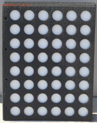 Альбом на кольцах с листами для пивных пробок формат Гранде - Листы проб. Грандэ-1