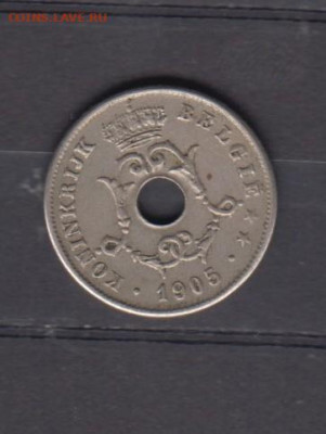 Бельгия 1905 10 сантимов надп на голландском до 20 12 - 33