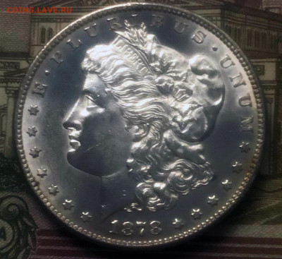 Ag США 1$ Morgan Dollar 1878s UNC до 23.12 в 22°° - Morgan Dollar 1878_1