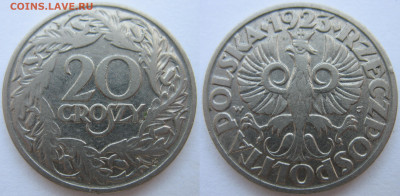Польша 20 грошей 1923 г. До 20.12.24 - Польша 20 грошей 1923.JPG