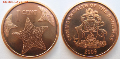 Багамские острова 1 цент 2009 г. До 20.12.24 - Багамские острова 1 цент 2009.JPG
