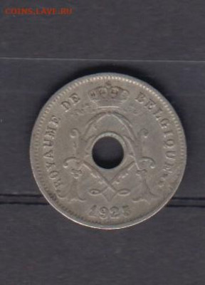 Бельгия 1923 5с надп на французском до 21 12 - 35а