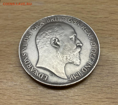 Великобритания 1 крона 1902 Эдуард VII Англия Серебро Шайба - velikobritanija_1_krona_1902_eduard_vii_anglija_serebro_shajba_redkaja (4)