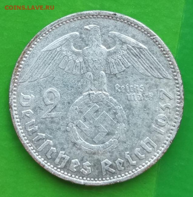 Германия, 2 марки 1937 А до 24.12.24 - IMG_20241217_123603_359