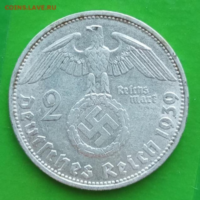 Германия, 2 марки 1939 D до 24.12.24 - IMG_20241217_123803_17