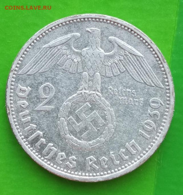 Германия, 2 марки 1939 А до 24.12.24 - IMG_20241217_122242_964