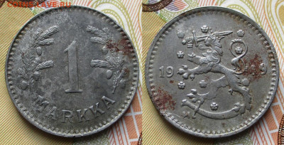 Финляндия 1 марка 1949 до 25-12-24 в 22:00 - Финляндия 1 марка 1949 H    13367