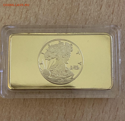 США 2020г жетон 1 Troy Ounce 100 Mills .999 Fine Gold - IMG_1014