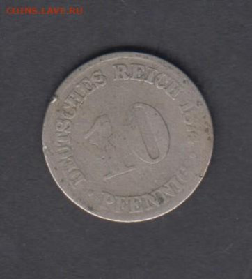 Германия 1874 10пф до 23 12 - 21