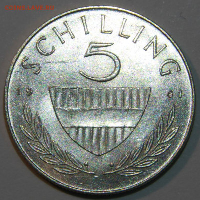 Австрия 5 шиллингов 1961 UNC до 25.12 в 22:10 - австрия 5 шилингов 1961