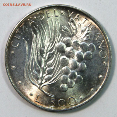 Ватикан 500 лир 1973 UNC до 25.12 в 22:10 - Ватикан 500 лир 1973_2