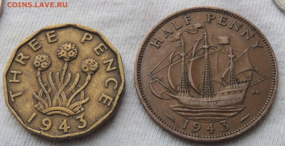 Великобритания 2 монеты 1943 до 25.12.2024 - Великобритания х2 43.JPG