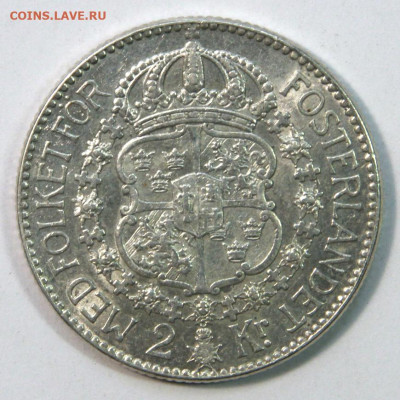Швеция 2 кроны 1939 UNC до 25.12 в 22:10 - Швеция 2 кроны 1939_2