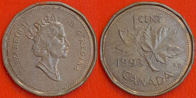 Канада, 1 цент, 1993 (мм-263) – до 22:00, 26.12.24 - мм263