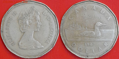 Канада, 1 доллар, 1987 (мм-269) – до 22:00, 26.12.24 - мм269