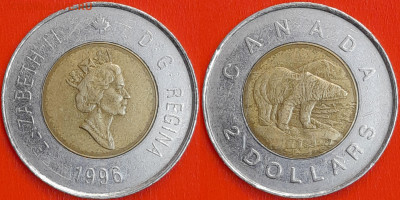Канада, 2 доллара, 1996 (мм-271) – до 22:00, 26.12.24 - мм271