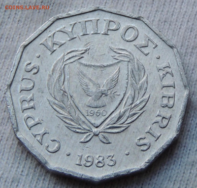 Кипр ½ цента 1983 №2 до 25.12.2024 - Кипр ½ цента 1983 .JPG