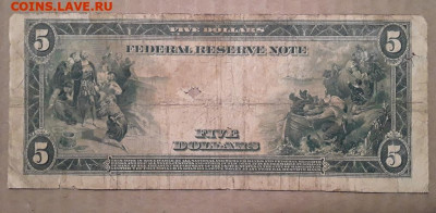 5 долларов 1914 год США. До 24.12.24г в  22.15 МСК - 5_dollarov_1914_god_ssha_v_kollekciju-1