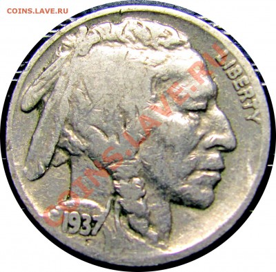 G43 США 5¢ Buffalo Nickel 1937 до 07.02 в 22°° - G43 1937 Buffalo_1