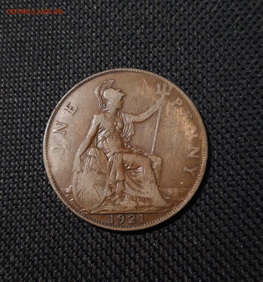 1 пенни 1921 года БРИТАНИЯ До 28.12 - 20241220_223441