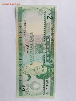 2 доллара 1988 г. Фиджи до 26,12,24 по МСК 22-00 - ф21
