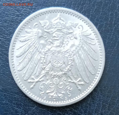 Германия, 1 марка 1914 А до 24.12.24 - IMG_20241223_143526_454