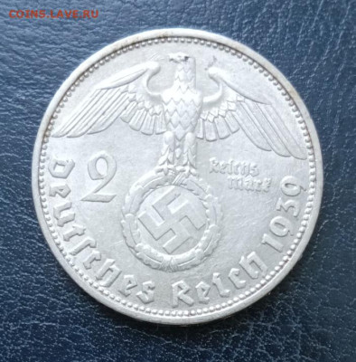 Германия, 2 марки 1939 D до 24.12.24 - IMG_20241223_142816_497