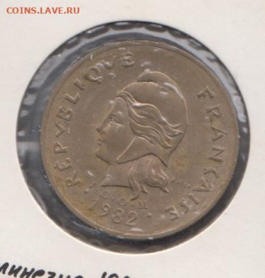 Полинезия Французская 1982 100 франков до 27 12 - 32а
