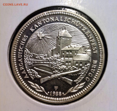 50 франков Швейцария 1988 г.,Proof,до 28.12.2024г. 22:00 мск - 1001202751