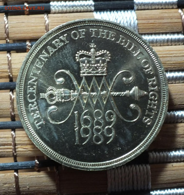 2 Фунта Англия - 300 лет Биллю о правах Англии - DSCF7102.JPG