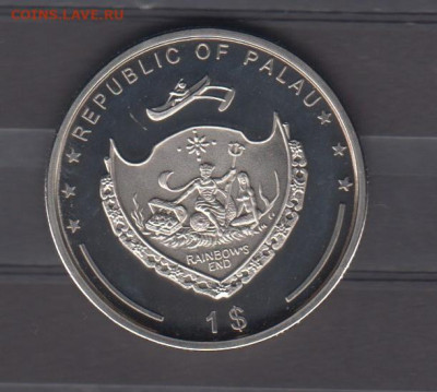 Палау 2008 1$ рыбы до 30 12 - 61