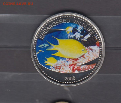Палау 2008 1$ рыбы до 30 12 - 61а
