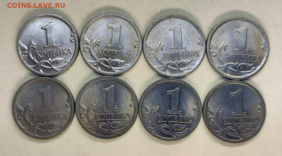 1 копейка 2003 СПМД большой лот разных гравировок (27 штук) - 1-11Р
