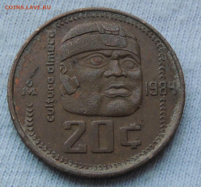 Мексика 20 сентаво 1984 до 29.12.2024 - Мексика 20 сентаво 84.JPG