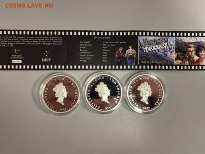 2дол 2013 Ниуэ Кавказская пленница (3шт), Ag999, до 02.01 - ЯЯ Кавказская пленница-3