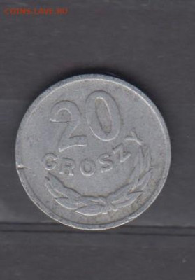 Польша 1967 20 грошей до 30 12 - 92