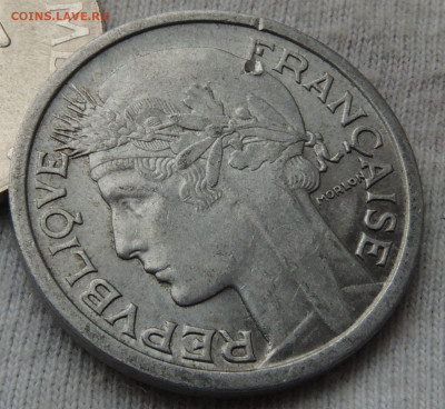Франция 1 франк 1945 B до 29.12.2024 - 45 B     .JPG
