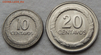 Колумбия 2 монеты 1969 до 3.01.2024 - Колумбия х2 .JPG