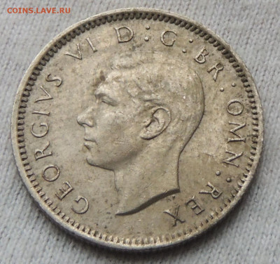 Великобритания 6 пенсов 1949 до 3.01.2025 - Великобритания 6 пенсов 49 .JPG