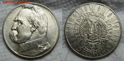 Польша 5 злотых 1934 Пилсудский до 30.12.24 в 22-00 по мск - 13-07-28-9211289