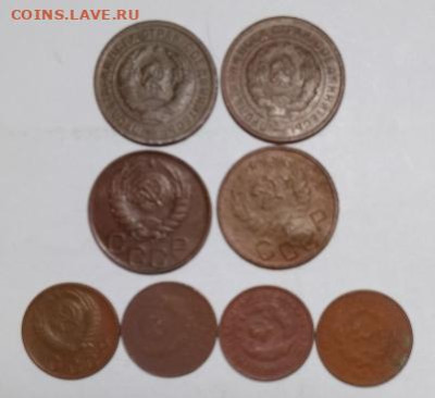 Подборка СССР 20коп 4шт+10коп 4шт Фикс - Избор 20к 4шт, 10к 4шт А