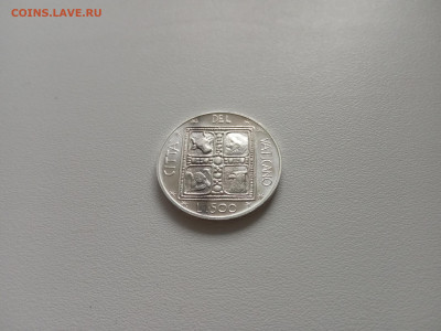 500 лир 1977 Ватикан, Евангелисты UNC - 16
