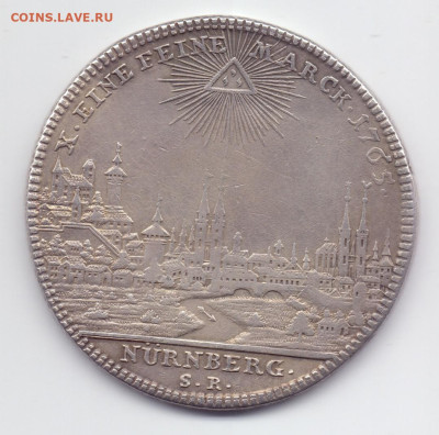 Германия, Нюрнберг 1765, предпродажная оценка - мон001с