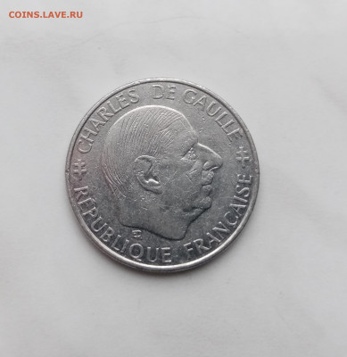 1 франк шарль де голь 1988 г. С 1рубля до 05.01.25 в 22:00 п - IMG_20241230_143759