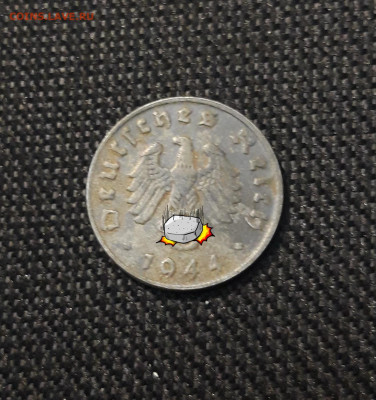 1 пфенниг 1944 года D рейх До 06.01 - 20241230_190131