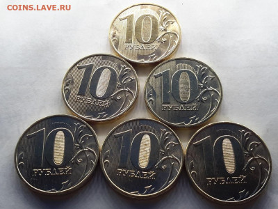 10 РУБЛЕЙ 2024 года ММД  6 шт.  02.01.2025 г. 22-10 мск - 20241231_155219---1